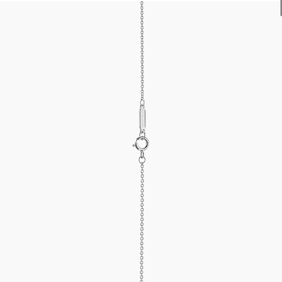 Tiffany & Co. NIB new Tiffany T Smile Pendant in white gold with diamonds small - Picture 4 of 4